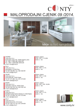 MALOPRODAJNI CJENIK 09 /2014.