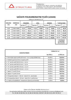 Cjenik polikarbonata (PDF)