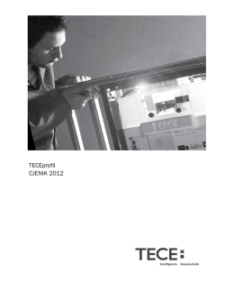 TECEprofil CJENIK 2012