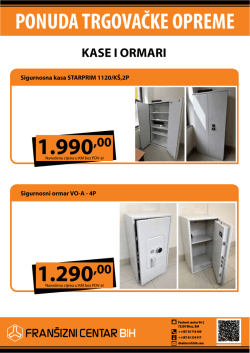 PONUDA TRGOVAČKE OPREME