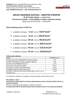 Fasadni sustav sa GRAFITNIM stiroporom