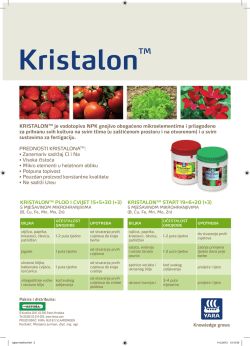 KRISTALONTM PLOD I CVIJET 15+5+30 (+3) KRISTALONTM