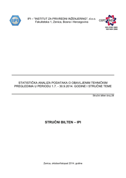 sb_28 statistička analiza podataka o obavljenim tehničkim