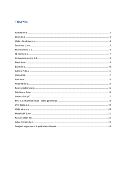 businesses of city - ministarstvo privrede sbk