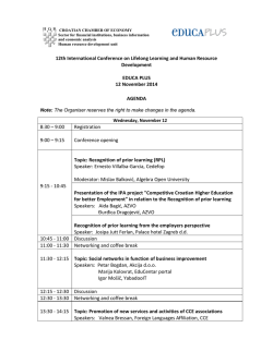 Zagreb, 13 - Croatian Chamber of Economy