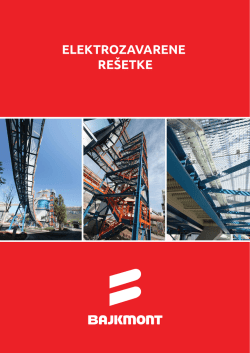 Elektrozavarene re&scaron;tke - prospekt i tablice nosivosti