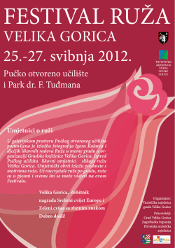 FESTIVAL RUŽA - Obrtnička komora Zagreb