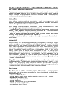 OSVJETLJAVANJE SAOBRAĆAJNICA I OSTALIH OTVORENIH