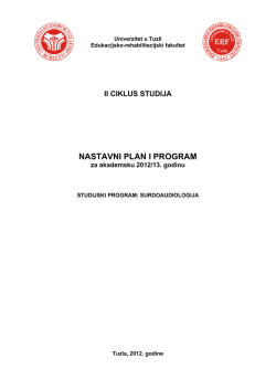 NASTAVNI PLAN I PROGRAM - Edukacijsko