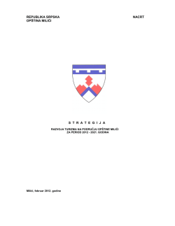 2. strategija razvoja turizma 2012-2021.