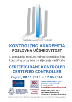 Sadržaj i raspored programa