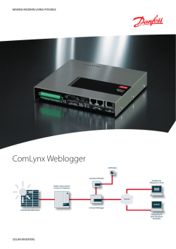 ComLynx Weblogger
