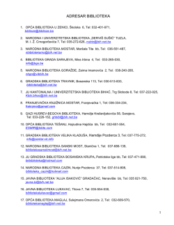 1 ADRESAR BIBLIOTEKA