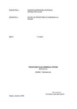 Plan - Zavod za prostorno uređenje Osječko