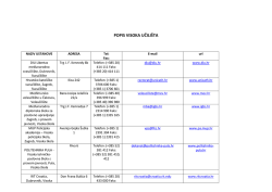 Dostavna lista - Visoka &scaron;kola međunarodnih odnosa i diplomacije