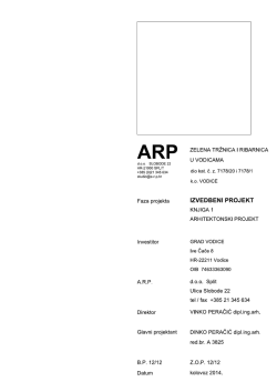 Izvedbeni arhitektonski projekt