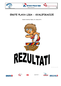 2014. &ndash; Rezultati - Erste Plava Liga