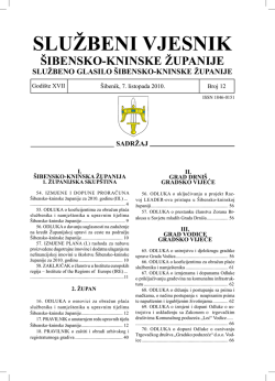 12/10 - Šibensko-kninska županija
