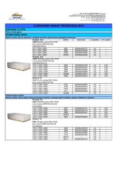 Katalog proizvoda sa cijenama
