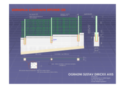 ugradnja u kaskadni betonski zid