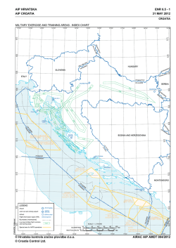 ENR 6.5 - 1 AIP HRVATSKA AIP CROATIA &copy; Hrvatska