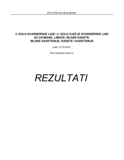 rezultate - Atletski Klub Kvarner