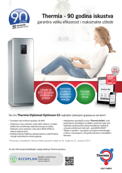 Thermia - 90 godina iskustva