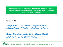 mogućnosti pobolj&scaron;anja tehnolo&scaron;kog procesa i u&scaron;teda