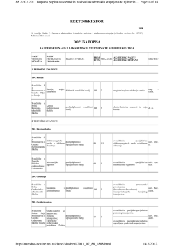 dopuna popisa (Narodne novine 88/2011)