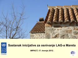 Sastanak inicijative za osnivanje LAG