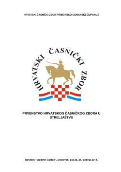 bilten prvenstva hčz rh u strelja&scaron;tvu
