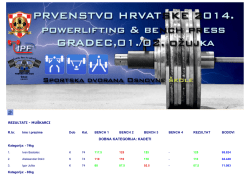 Prvenstvo Hrvatske &ndash; mu&scaron;karci