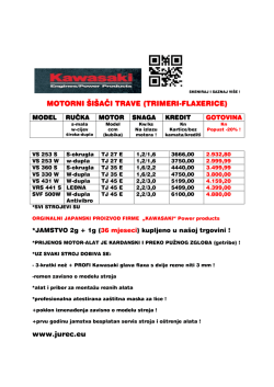 MOTORNI &Scaron;I&Scaron;A I TRAVE (TRIMERI MOTORNI &Scaron;I&Scaron;A I TRAVE