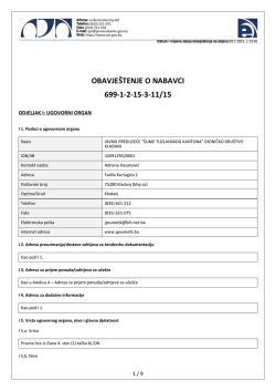 Nabavka usluga primicanja oblovine