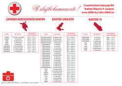 kanton sarajevo - Crveni križ/krst Federacije Bosne i Hercegovine