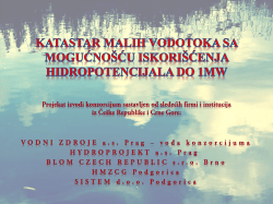 Prezentacija Katastra vodotoka - oie
