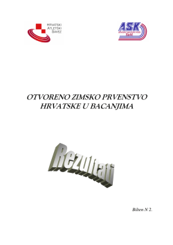 Rezultati - Hrvatski atletski savez