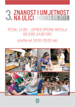 3 znanost i umjetnost na ulici