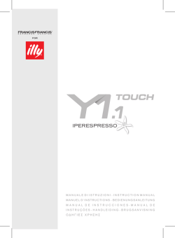 MANUALE DI ISTRUZIONI - INSTRUCTION MANUAL MANUEL