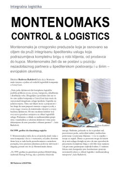 MONTENOMAKS CONTROL & LOGISTICS