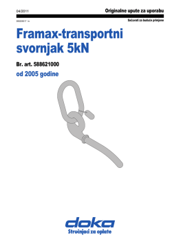 Framax-transportni svornjak 5kN