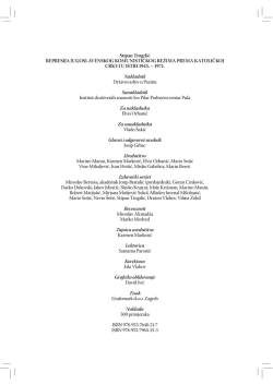 Stipan Trogrlić REPRESIJA JUGOSLAVENSKOG KOMUNISTIČKOG