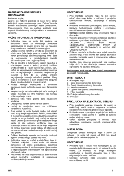 N&Aacute;VOD K OBSLUZE A &Uacute;DRŽBĚ