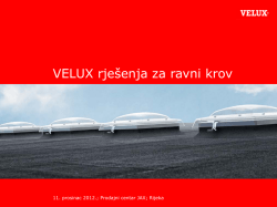 TCF/TCR svjetlosni tunel za ravni krov