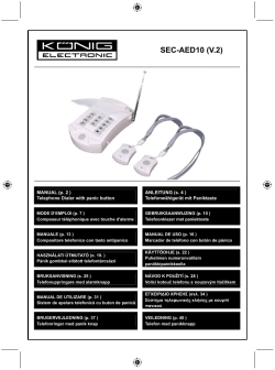 SEC-AED10 (V.2) - Elektronik Lavpris ApS