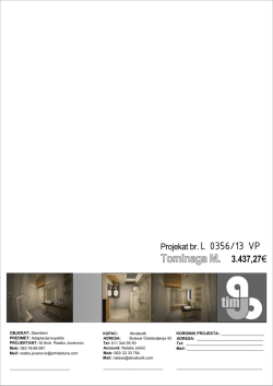 Da pogledate glavni projekat kupatila MarijaT kliknite ovde