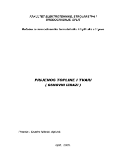 PRIJENOS TOPLINE I TVARI - FESB