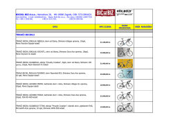 TRKAĆI BICIKLI BICIKL BIZ doo, Heinzelova 28, HR