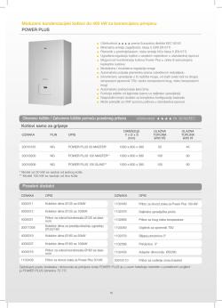 POWER PLUS Otvoreno ložište / Zatvoreno ložište pomoću