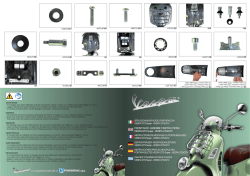 Interno istruzioni portapacchi anteriore Vespa GTS Super